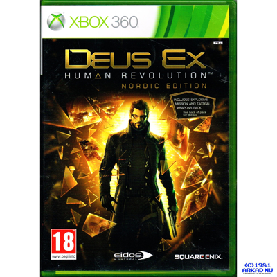 DEUS EX HUMAN REVOLUTION NORDIC ED XBOX 360