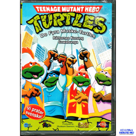 TEENAGE MUTANT HERO TURTLES DE FYRA MUSKE TURTLES 4/7 DVD