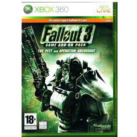 FALLOUT 3 THE PIT AND OPERATION ANCHORAGE ADD-ON XBOX 360