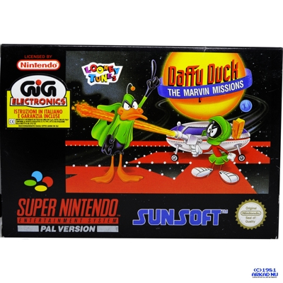DAFFY DUCK THE MARVIN MISSIONS SNES