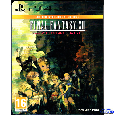 FINAL FANTASY XII THE ZODIAC AGE LIMITED STEELBOOK EDITION PS4