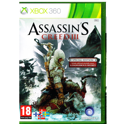 ASSASSINS CREED III SPECIAL EDITION XBOX 360