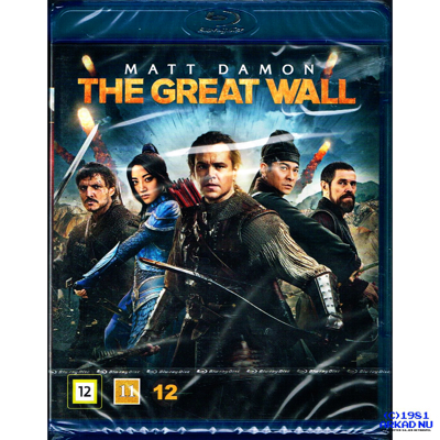 THE GREAT WALL BLU-RAY