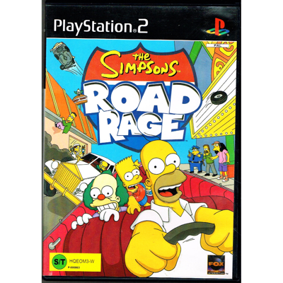 THE SIMPSONS ROAD RAGE PS2