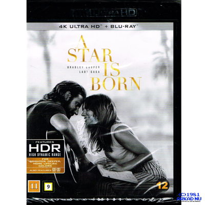 A STAR IS BORN 4K ULTRA HD + BLU-RAY