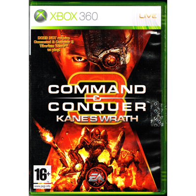 COMMAND & CONQUER 3 KANES WRATH XBOX 360