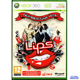 LIPS NUMBER ONE HITS XBOX 360 NYTT