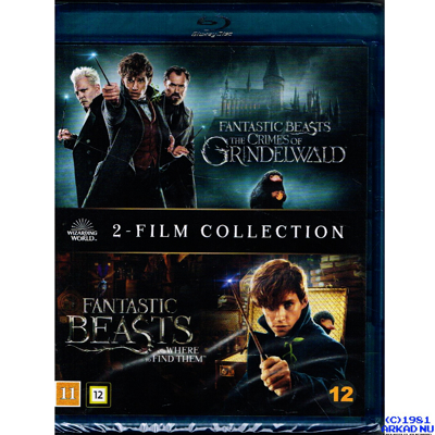 FANTASTIC BEASTS 2 FILM COLLECTION BLU-RAY