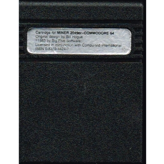 MINER 2049ER C64 CARTRIDGE