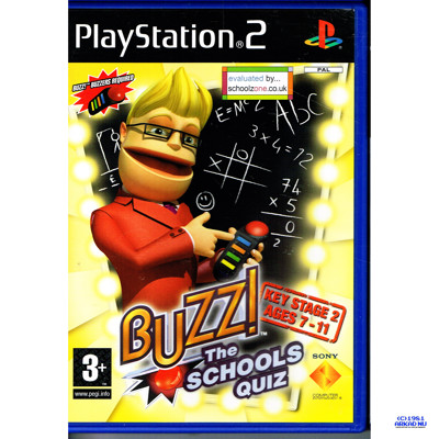 BUZZ THE SCHOOLS QUIZ PS2