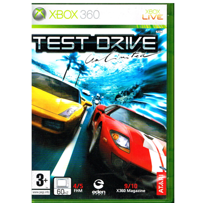 TEST DRIVE UNLIMITED XBOX 360
