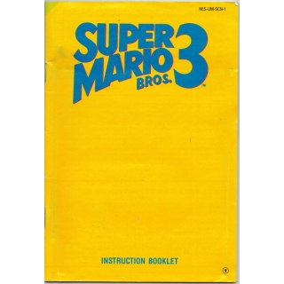 SUPER MARIO BROS 3 MANUAL NES SCN