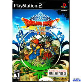 DRAGON QUEST VIII THE JOURNEY OF THE CURSED KING PS2 NTSC