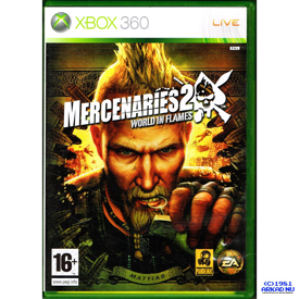 MERCENARIES 2 WORLD IN FLAMES XBOX 360