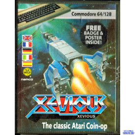 XEVIOUS C64 KASSETT