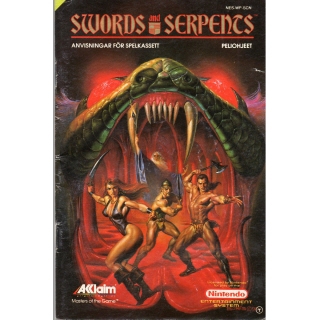 SWORD AND SERPENTS MANUAL NES SCN