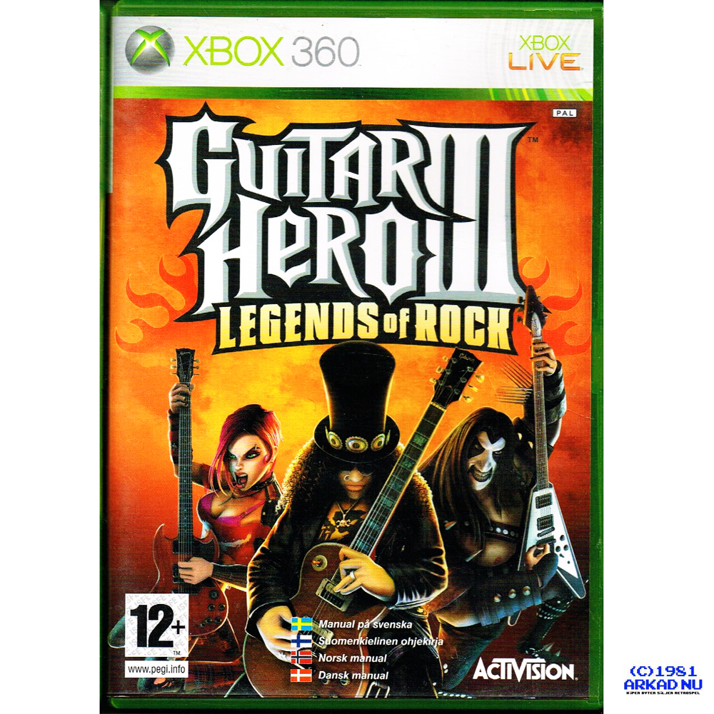 Have you played Guitar Hero III: Legends of Rock?