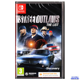 STREET OUTLAWS THE LIST SWITCH - CODE IN A BOX