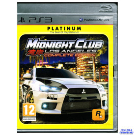 MIDNIGHT CLUB LOS ANGELES COMPLETE EDITION PS3
