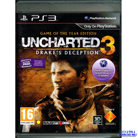 UNCHARTED 3 DRAKES DECEPTION GAME OF THE YEAR EDITION PS3