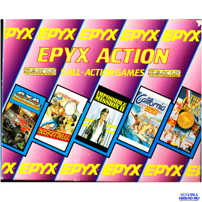 EPYX ACTION C64 KASSETT