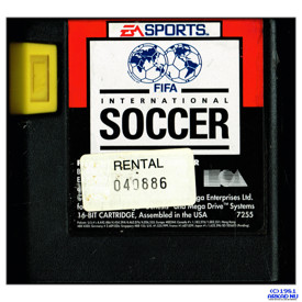 FIFA INTERNATIONAL SOCCER MEGADRIVE RENTAL