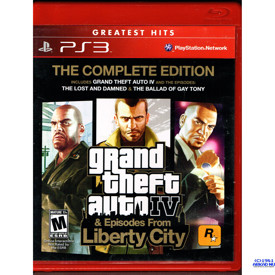 GRAND THEFT AUTO IV EPISODES FROM LIBERTY CITY COMPLETE EDITION PS3 NTSC USA