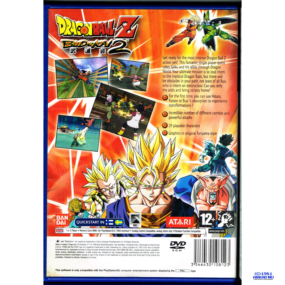 DRAGONBALL Z BUDOKAI 2 PS2 - Have you played a classic today?