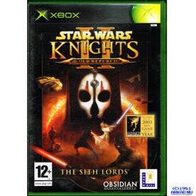 STAR WARS KNIGHTS OF THE OLD REPUBLIC II THE SITH LORDS XBOX