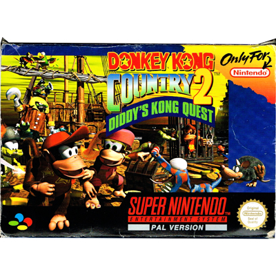 DONKEY KONG COUNTRY 2 DIDDYS KONG QUEST SNES SCN