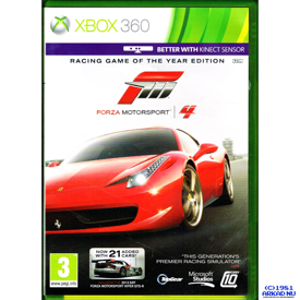 FORZA MOTORSPORT 4 RACING GAME OF THE YEAR EDITION XBOX 360