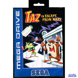 TAZ IN ESCAPE FROM MARS MEGADRIVE