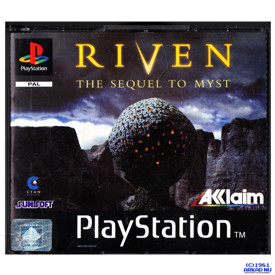 RIVEN THE SEQUEL TO MYST PS1