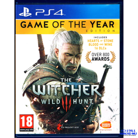THE WITCHER 3 WILD HUNT GAME OF THE YEAR EDITION PS4