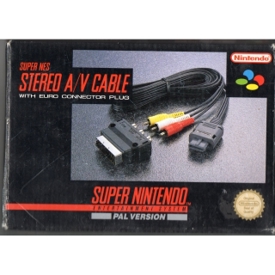 STEREO A/V CABLE SNES BOXED