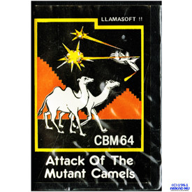 ATTACK OF THE MUTANT CAMELS C64 KASSETT