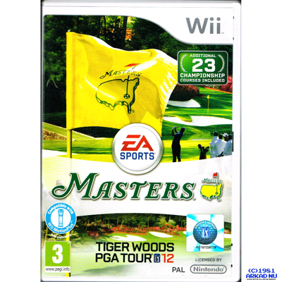TIGER WOODS PGA TOUR 12 MASTERS WII