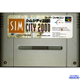 SIM CITY 2000 SUPER FAMICOM