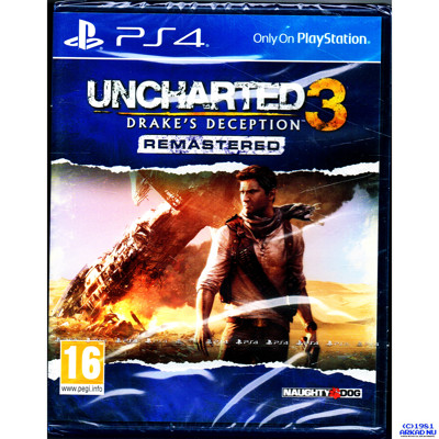 UNCHARTED 3 DRAKES DECEPTION REMASTERED PS4