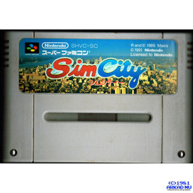 SIM CITY SUPER FAMICOM