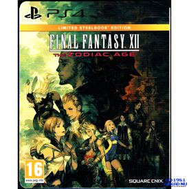 FINAL FANTASY XII THE ZODIAC AGE LIMITED STEELBOOK EDITION PS4
