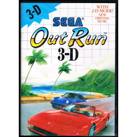 OUT RUN 3-D MASTER SYSTEM