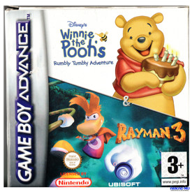 WINNIE THE POOHS RUMBLY TUMBLY ADVENTURE + RAYMAN 3 GAMEBOY ADVANCE GBA