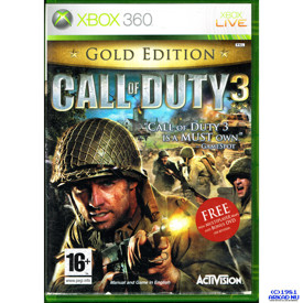 CALL OF DUTY 3 GOLD EDITION XBOX 360