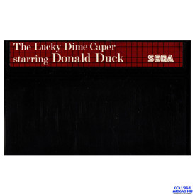 THE LUCKY DIME CAPER STARRING DONALD DUCK MASTERSYSTEM 