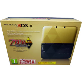 NINTENDO 3DS XL THE LEGEND OF ZELDA A LINK BETWEEN WORLDS LIMITED EDITION SCN