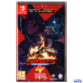 STREETS OF RAGE 4 ANNIVERSARY EDITION SWITCH