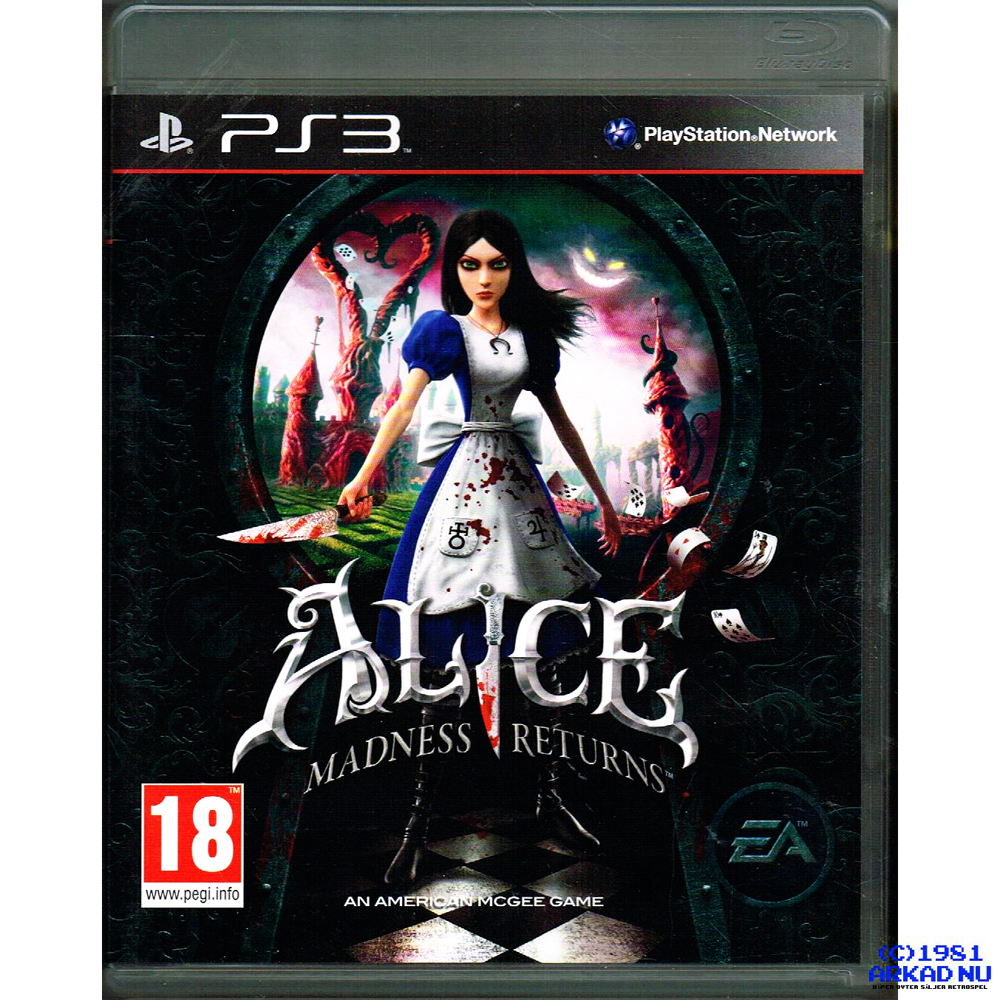 Alice Madness Returns AMR Ps3 Psn Mídia Digital - kalangoboygames