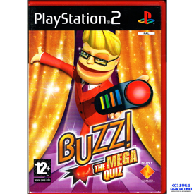 BUZZ! THE MEGA QUIZ ENGELSK PS2