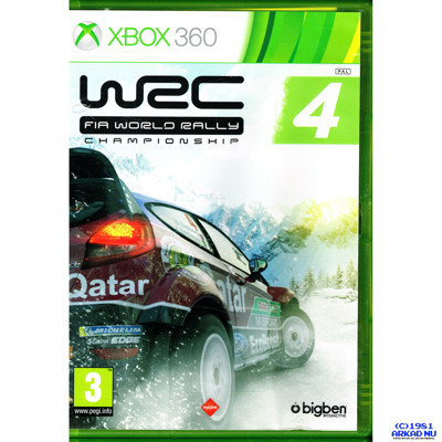 WRC 4 FIA WORLD RALLY CHAMPIONSHIP XBOX 360
